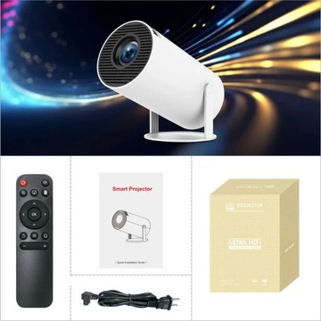 МИНИ-ПРОЕКТОР HY300 4K ANDROID 11 WIFI6 BT5.0 H713 ПРОЕКТОР ДЛЯ ДОМАШНЕГО КИНОТЕАТРА
