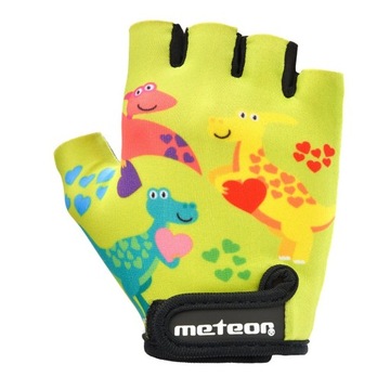 ВЕЛОСИПЕДНЫЕ ПЕРЧАТКИ METEOR DINO JUNIOR M