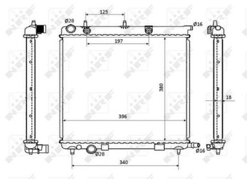 фото thumb №6, Радіаторів citroen c2/c3 03- nrf
