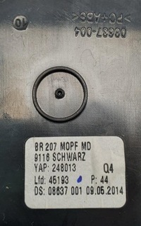 фото thumb №6, Решітка повітропровід середня mercedes w207 a2078300000