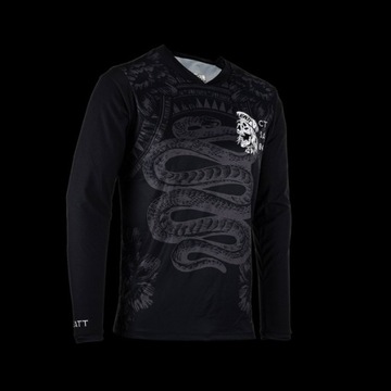 LEATT 2023 KOSZULKA MTB GRAVITY 3.0 JERSEY BLACK 3