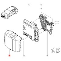 фото thumb №12, Крышка корпус компьютер megane iv scenic iv talisman nowa оригинал
