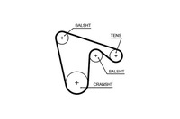 фото thumb №14, Набор ремень распределительного вала alfa romeo 145 146 147 155 1