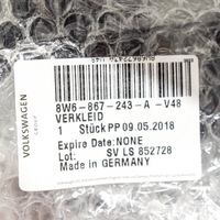 фото thumb №8, Audi a5 s5 8w6 left сторона стійка upper trim 8w6867243a v48 oem