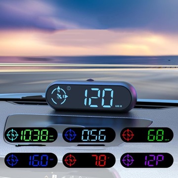 фото thumb №9, Многофункциональный спидометр gps hud цифровой