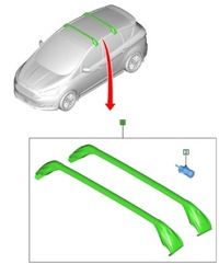 фото thumb №7, Багажник балка дахові c-max ford оригінальний номер 1683818