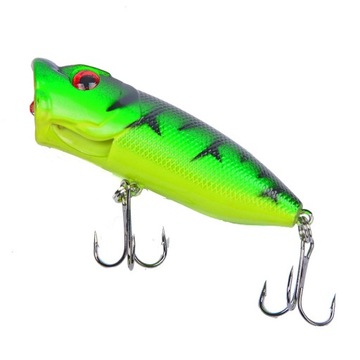 Воблер POPPER FLOPPER PERCH PIKE F141 ЗЕЛЕНЫЙ