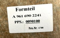 фото thumb №10, Карта накладка кабіни mercedes actros mp4 a9616902241 + a9606908325