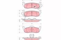 фото thumb №1, Trw gdb4137 набір гальмівних колодок гальмівних, гальма дискові