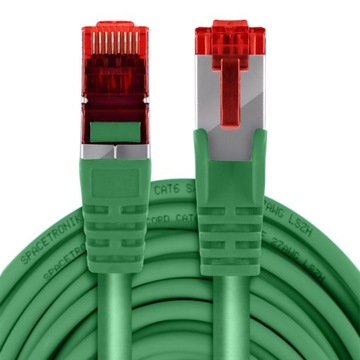 Кабель локальной сети RJ45 CAT 6 S/FTP AWG27 LSZH зеленый 1 м