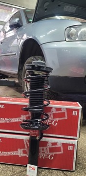 фото thumb №3, 2x kyb kayaba амортизатор пружина перед отбойники подушки полный vw golf 5 v