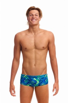 Мужские плавки Funky Trunks Help Me Rhombus - Sidewinder XL (UK38)