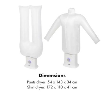 Сушилка для белья Гладильный манекен Klarstein ShirtButler Deluxe