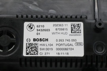 фото thumb №7, Bmw g01 x3 g02 x4 спидометр приборы led 6wb hud head up