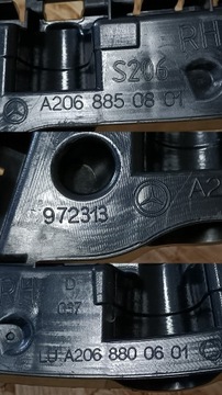 фото thumb №7, Mercedes c класс w206 ползун крепление бампера правый зад новый a2068850801