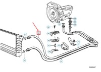 Купити Патрубок системи охолодження коробки передач bmw 3 e30 17221719196 1719196, фото thumb