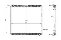 Радиатор воды nrf truck 519739 scania 4 nrf 519739 радиатор, система с Разборки, фото thumb