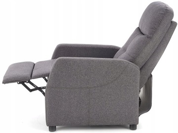 FELIPE DARK GREY кресло для отдыха с откидной спинкой