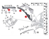 фото thumb №7, Панель під лобовим склом bmw x5 x6 e70 e71 e72