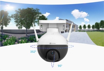 НАРУЖНАЯ ПОВОРОТНАЯ IP WiFi КАМЕРА C8T EZVIZ 64Гб