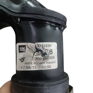 фото thumb №7, Труба шланг интеркулер opel astra iv j 1.6 cdti 13345556