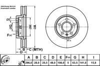 фото thumb №1, Ate 24.0128-0305.1 диск гальмівна
