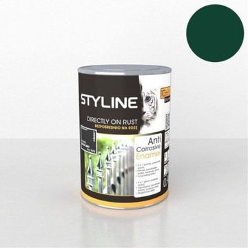 RAL 6005 Styline Эмаль антикоррозийная ПОЛУМАТОВАЯ 0,9л
