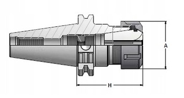 ЗАЖИМНЫЙ ДЕРЖАТЕЛЬ SK40 ER32 - 100L ISO40 DIN69871