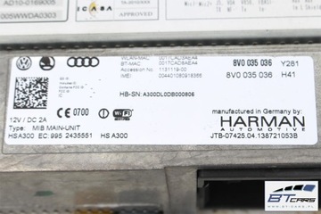 фото thumb №6, Audi a3 набор mmi 3g+ монитор + считыватель mib панель 8v0035036 8v0919604a 8v0