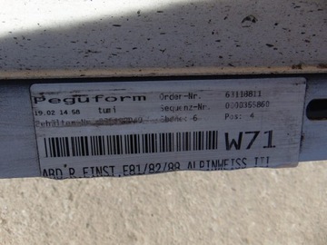 фото thumb №8, Планка накладка пороговая правая bmw e90 e91 м-пакет