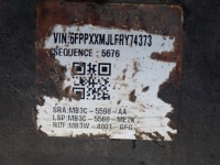 Мост дифференциал балка ось подвеска задний  ford ranger vi 3.0 mb3w-4001-gfg 3.56 Доставка, фото thumb