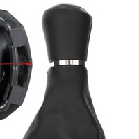 фото thumb №9, Audi a3 8l 1996-2003 ручка рычаг переключения передач + чехол 5b