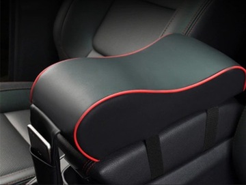 фото thumb №7, М'яка подушка накладка na підлокітник do автомобіль з кишені - чорна