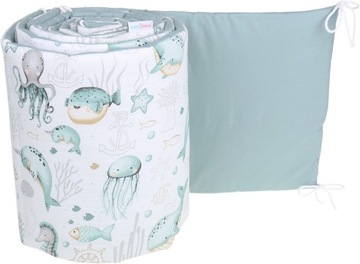 ЗАЩИТА ДЛЯ ДВУСТОРОННЕЙ КРОВАТИ С КОВРИКОМ 180х30см BABYMAM