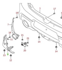 фото thumb №10, Suzuki swift mk8 18-молдинг бампера задня sport ліва
