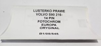 фото thumb №9, Дзеркало праве volvo v90 s90 2016- 14 pin фотохромний eu