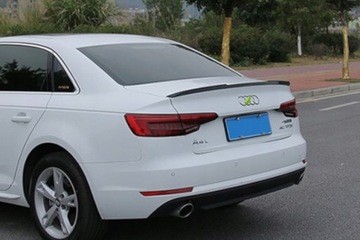 фото thumb №6, Спойлер na крышка багажника спойлер do audi a4 b9 sedan 2015+ abs чёрный блеск sobmart