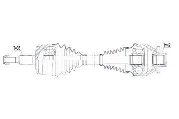 фото thumb №11, Піввісь привідна vw t5 2.0tdi 2.0bitdi 2.0fsi 09-15 ліва mtm nty