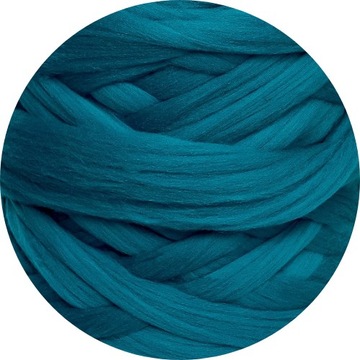 Wełna czesankowa czesanka * TURKUS * 50g