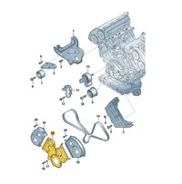 фото thumb №14, Корпус распределительного вала 06c109128c audi 3.0 v6 asn