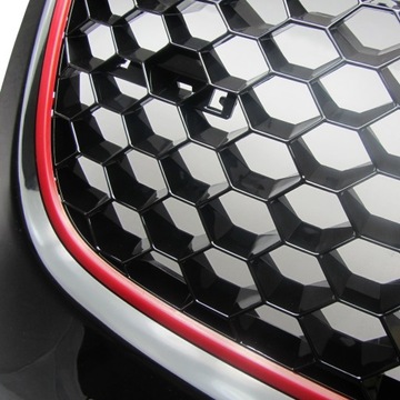 РЕШЕТКА ДЛЯ ЛИЦА VW GOLF V 5 GTI 03-08 RED LINE