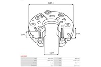 фото thumb №4, Діодний міст випрямний генератора as-pl