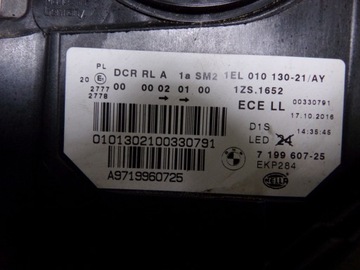 фото thumb №11, Bmw f07 f07 lci лампа перед левая правая bi ксенон комплект лампа