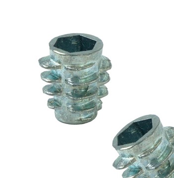 Головка M6 x 10, деревянная гайка, ввинчивающийся ключ.