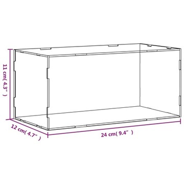 ДИСПЛЕЯ 24X12X11 АКРИЛОВЫЙ