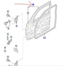 фото thumb №1, Дверь передние lh ford ranger 06-12 everest 06-15