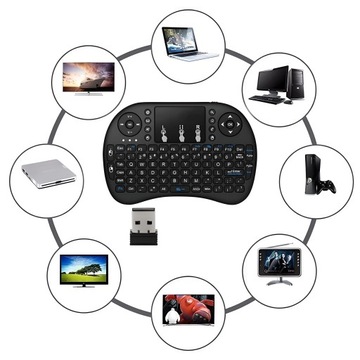 БЕСПРОВОДНАЯ КЛАВИАТУРА ПУЛЬТ МЫШИ СЕНСОРНАЯ ПАНЕЛЬ ДЛЯ i8 SMART TV