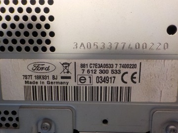 фото thumb №15, Ford mondeo 2007 mk4 2.0tdci 140km радіо / навігація 7s7t18k931bj