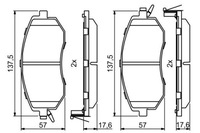 фото thumb №8, Гальмівні колодки ham.przod bosch