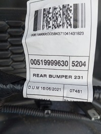 фото thumb №9, Бампер задня задній jeep renegade 735579025 pdc новий оригінал структура